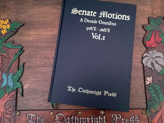 A4 Historic Senate Motions  Omnibus  376YE - 386YE